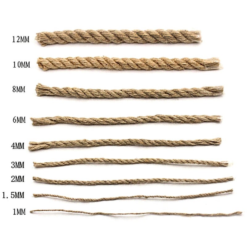 EvZ Natural Jute Twine Durable Industrial Packing Materials Heavy Duty Natural Brown Twine Jute Rope/string 320ft/100m for Arts, Crafts & Gardening Applications - Image 2